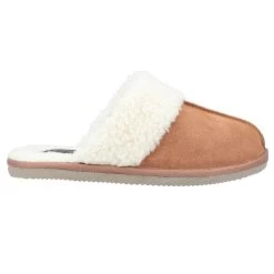 Hush Puppies Women’s Arianna Mule Slippers – Tan
