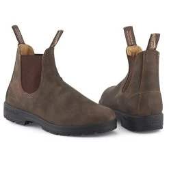 Blundstone 585 Chelsea Boots – Rustic Brown -Fashion Lady 585 1