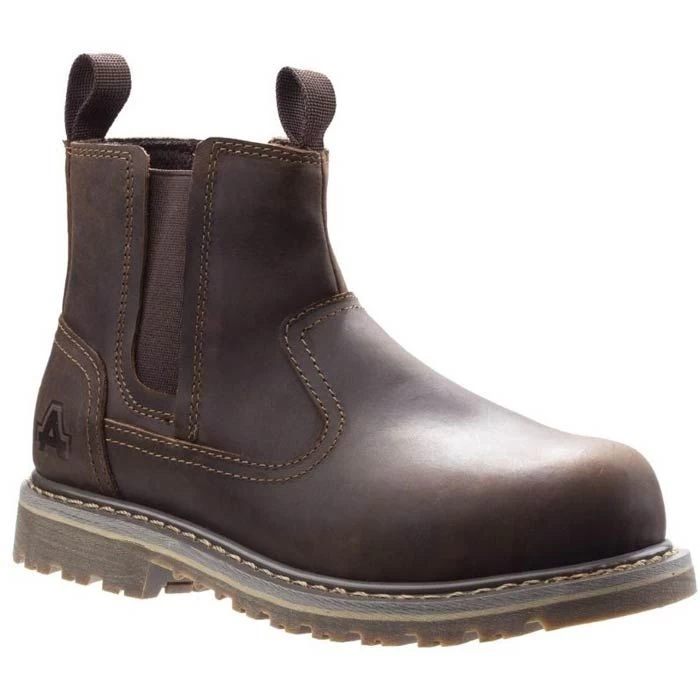 Amblers Women's AS101 Safety Alice Dealer Boots - Brown 2 Amblers Women's AS101 Safety Alice Dealer Boots - Brown - Image 2