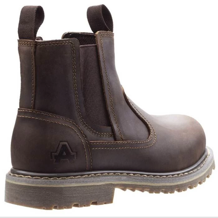 Amblers Women's AS101 Safety Alice Dealer Boots - Brown 3 Amblers Women's AS101 Safety Alice Dealer Boots - Brown - Image 3