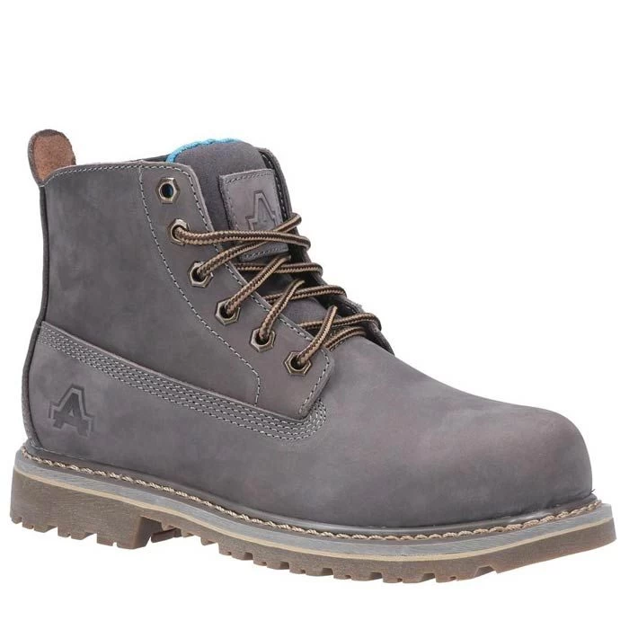 Amblers Women's AS105 Safety Mimi Boots - Grey 2 Amblers Women's AS105 Safety Mimi Boots - Grey - Image 2