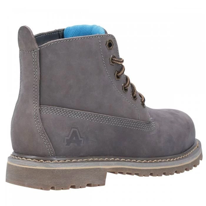 Amblers Women's AS105 Safety Mimi Boots - Grey 3 Amblers Women's AS105 Safety Mimi Boots - Grey - Image 3