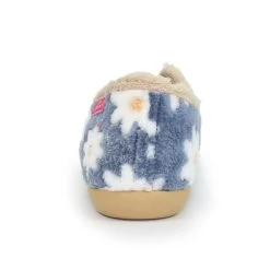 Lunar Women’s Daisy Flower Slippers – Blue -Fashion Lady 804220 3