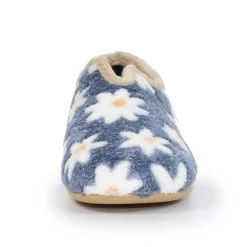 Lunar Women’s Daisy Flower Slippers – Blue -Fashion Lady 804220 4