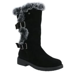 Hush Puppies Women’s Megan Boots – Black -Fashion Lady 804917 2