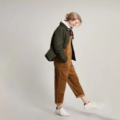 Joules Women's Arlington Cropped Quilted Jacket - Heritage Green -Fashion Lady 885435 6