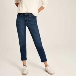 Joules Women's Slim Straight Jeans - Dark Indigo -Fashion Lady 885638 1