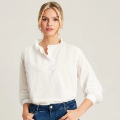 Joules Women's Melanie Blouse - Chalk