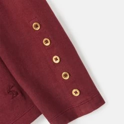 Joules Women's Amy Top - Burgundy -Fashion Lady 885701 3