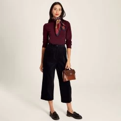 Joules Women's Amy Top - Burgundy -Fashion Lady 885701 2