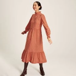 Joules Women's Josie Dress - Yellow Peacock -Fashion Lady 885834 1