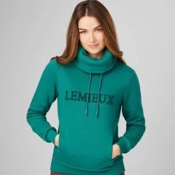 Le Mieux Adele Funnel Neck Sweat - Evergreen -Fashion Lady adele funnel neck sweat evergreen 5