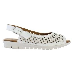 Adesso Bonnie Sandal – White -Fashion Lady adesso bonnie sandal white 1 1