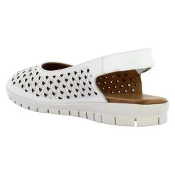 Adesso Bonnie Sandal – White -Fashion Lady adesso bonnie sandal white 3