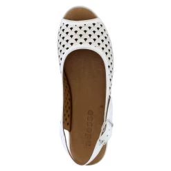 Adesso Bonnie Sandal – White -Fashion Lady adesso bonnie sandal white 4