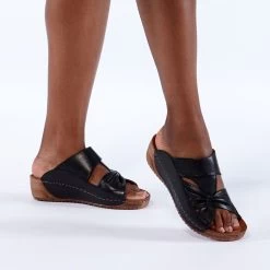 Adesso Lexi Slide – Black 10 Adesso Lexi Slide – Black -Fashion Lady adesso lexi slide black5