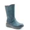 Heavenly Feet Women's Almond Mid Boots - Ocean