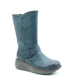 Heavenly Feet Women's Almond Mid Boots - Ocean
