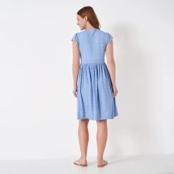 Crew Clothing Women's Amber Jersey Dress - Blues -Fashion Lady amber jersey dress mollyblu 2