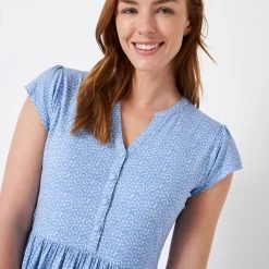 Crew Clothing Women's Amber Jersey Dress - Blues -Fashion Lady amber jersey dress mollyblu 3