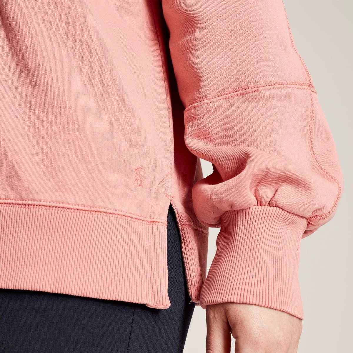 Joules Women's Amina Sweatshirt - Soft Pink 2 Joules Women's Amina Sweatshirt - Soft Pink - Image 2