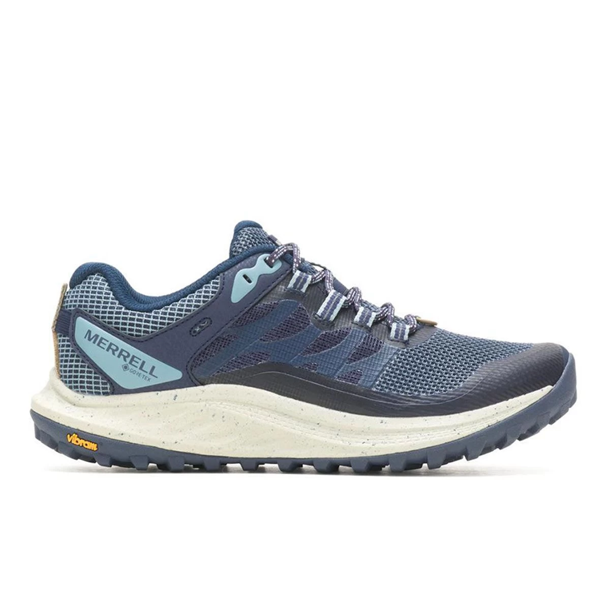 Merrell Women's Antora 3 GoreTex Low Walking Shoes - Sea 2 Merrell Women's Antora 3 GoreTex Low Walking Shoes - Sea - Image 2