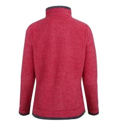 Weird Fish Women's Ariana Eco Full Zip Grip Fleece - Berry -Fashion Lady ariana eco fulzip grd flce berry 1