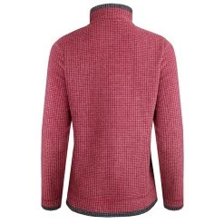 Weird Fish Women's Ariana Eco Full Zip Grid Fleece - Mulberry -Fashion Lady ariana fzip grid fleece mulbry 1 1