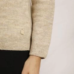 Weird Fish Women's Asteria Eco Fair Isle Jumper - Chalk -Fashion Lady asteria fair isle jumper chalk 4