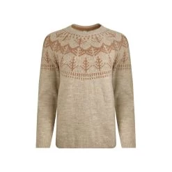 Weird Fish Women's Asteria Eco Fair Isle Jumper - Chalk -Fashion Lady asteria fair isle jumper chalk 6