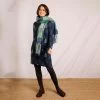 Weird Fish Women's Austell Eco Cosy Check Scarf - Ivy