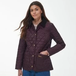 Barbour Women's Annandale Quilted Jacket - Black Cherry 15 Barbour Women's Annandale Quilted Jacket - Black Cherry -Fashion Lady barbour annandale quilt blkchrry 1 1