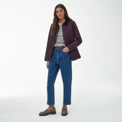 Barbour Women's Annandale Quilted Jacket - Black Cherry 10 Barbour Women's Annandale Quilted Jacket - Black Cherry -Fashion Lady barbour annandale quilt blkchrry 3