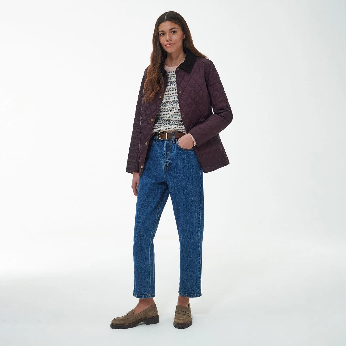 Barbour Women's Annandale Quilted Jacket - Black Cherry 3 Barbour Women's Annandale Quilted Jacket - Black Cherry - Image 3