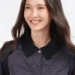 Barbour Women's Annandale Quilted Jacket - Navy -Fashion Lady barbour annandale quilt navy 5