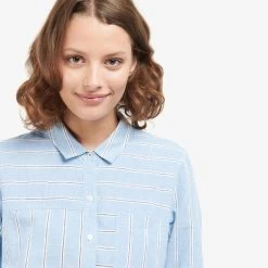 Barbour Women's Beachfront Shirt - Allure Blue 9 Barbour Women's Beachfront Shirt - Allure Blue -Fashion Lady barbour beachfront shi allure 5