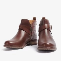 Barbour Women's Darlene Belt Boots - Brown -Fashion Lady barbour darlene brown 3