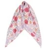 Barbour Women's Floral Print Square Scarf - White/Lavender