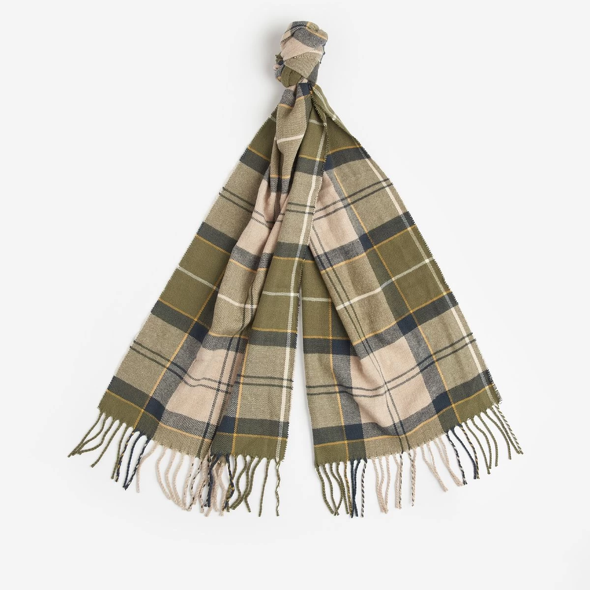 Barbour Galingale Tartan Scarf - Forest Mist Tartan 6 Barbour Galingale Tartan Scarf - Forest Mist Tartan - Image 6