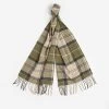Barbour Galingale Tartan Scarf - Forest Mist Tartan