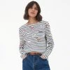 Barbour Women's Hawkins Top - Off White Dog Print