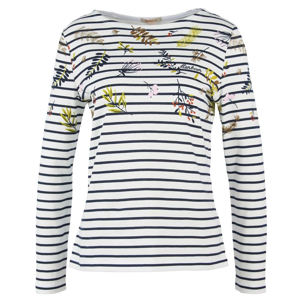 Barbour Women's Hawkins Top - Off White Floral Print 2 Barbour Women's Hawkins Top - Off White Floral Print - Image 2