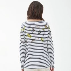 Barbour Women's Hawkins Top - Off White Floral Print 11 Barbour Women's Hawkins Top - Off White Floral Print -Fashion Lady barbour hawkins top floral 4