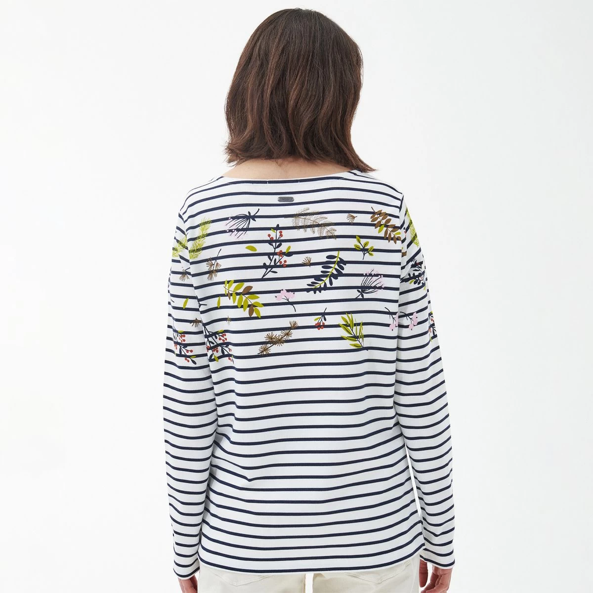 Barbour Women's Hawkins Top - Off White Floral Print 4 Barbour Women's Hawkins Top - Off White Floral Print - Image 4