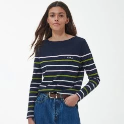 Barbour Women’s Hawkins Top - Navy Stripe 15 Barbour Women’s Hawkins Top - Navy Stripe -Fashion Lady barbour hawkins top navy stripe 1 1