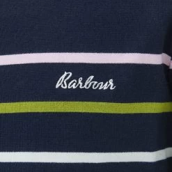 Barbour Women’s Hawkins Top - Navy Stripe 14 Barbour Women’s Hawkins Top - Navy Stripe -Fashion Lady barbour hawkins top navy stripe 7 1 2