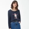 Barbour Women’s Hedley Long Sleeve Tee - Navy