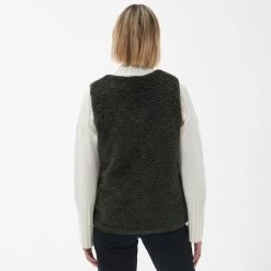 Barbour Women's Kintra Teddy Liner - Olive/Ancient Tartan -Fashion Lady barbour kintra liner olivetartan 5