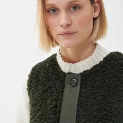 Barbour Women's Kintra Teddy Liner - Olive/Ancient Tartan -Fashion Lady barbour kintra liner olivetartan 6