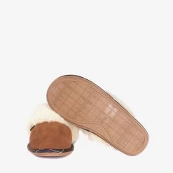 Barbour Women's Lydia Mule Slippers - Camel -Fashion Lady barbour lydia slipper camel 4